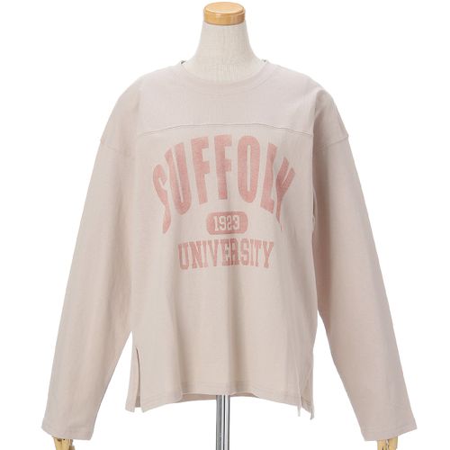 オンアンドオン
le colis OE天竺フットボールロゴTEE