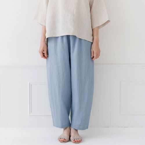 ピープル
Crea delice リネンウエストゴムバルーンパンツ