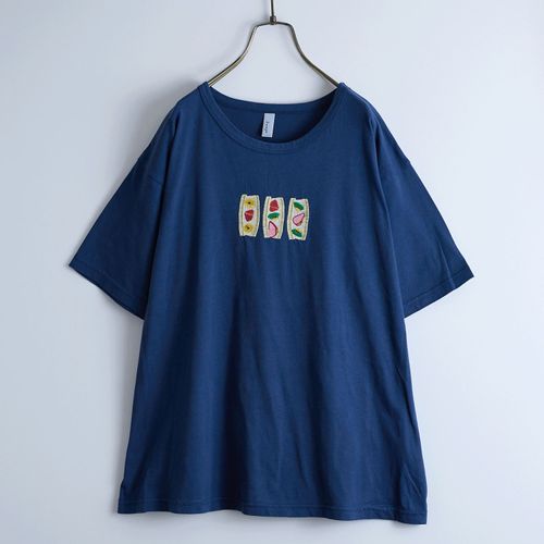 ドライブ
Emago フルーツサンド刺繍Tシャツ