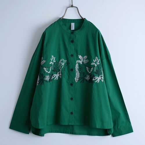 ドライブ
Emago 植物刺繍シャツ