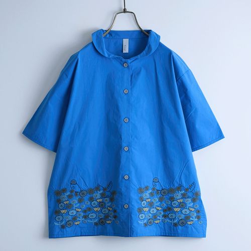 ドライブ
Emago 鳥とお花畑ブラウス