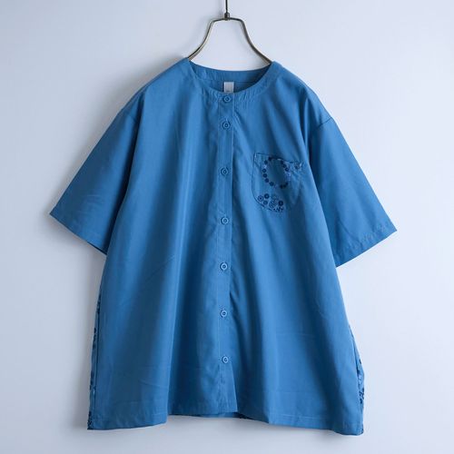 ドライブ
Emago 花ドット刺繍シャツ