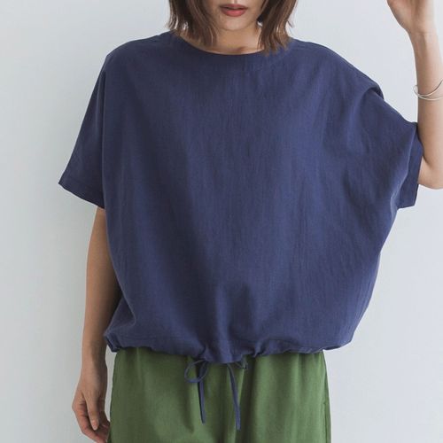 ピープル
kermu シアーポプリンドロストワイドブラウス