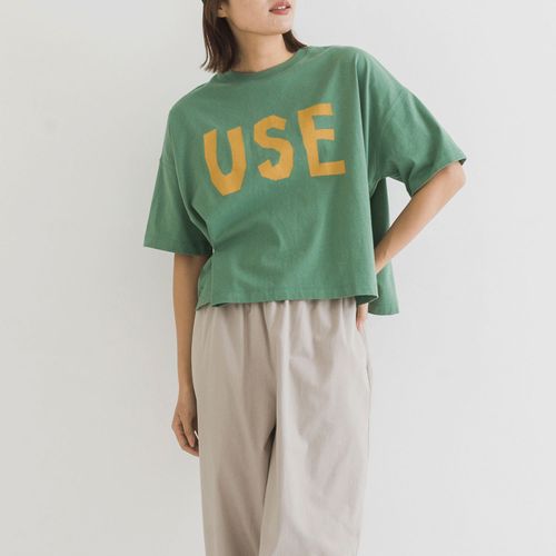 ピープル
kermu リサイクルコットンUSEプリントワイドTシャツ