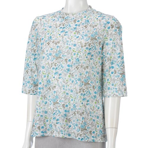 ビワレ
チビハイプリント5分袖カットソー