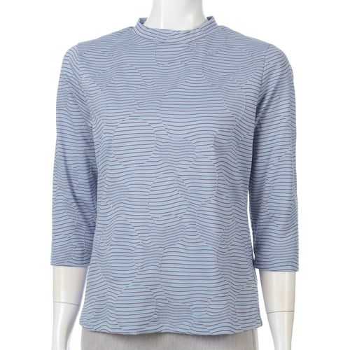 エイコー商事
細ボーダータックジャカードチビハイネック7分袖