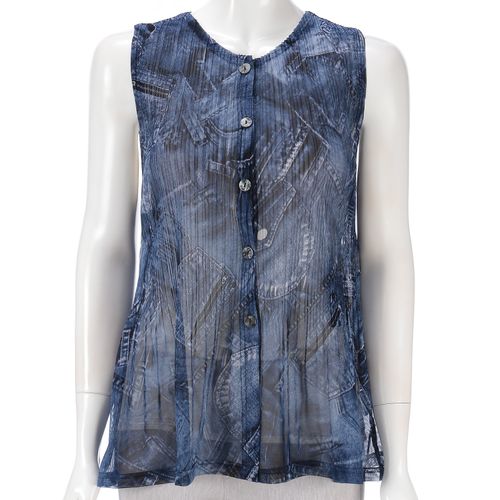 モンパリス
プリントプリーツベスト