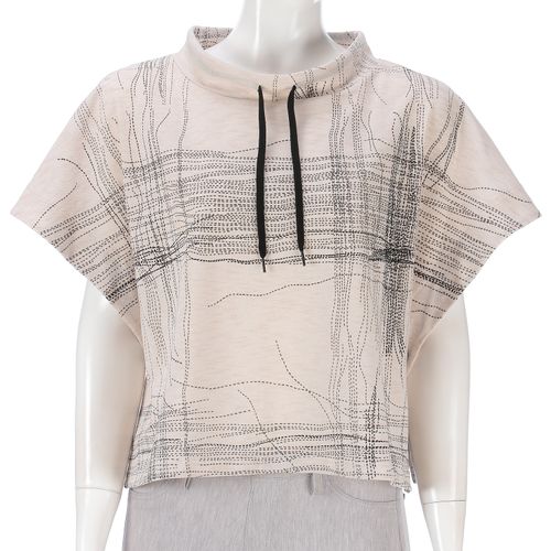 モンパリス
ひも付きプリントショート丈ベスト