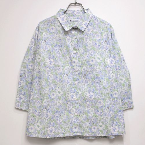 ジジョン
T’BIS STUDIO 7分袖水彩花柄シャツ