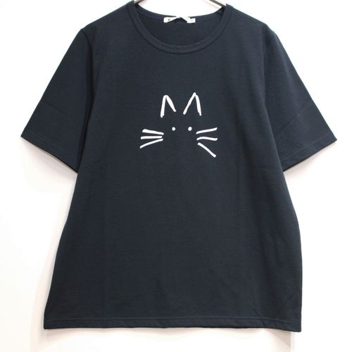 ジジョン
T’BIS STUDIO ネコプリントUVカット冷感クルーネック半袖カットソー