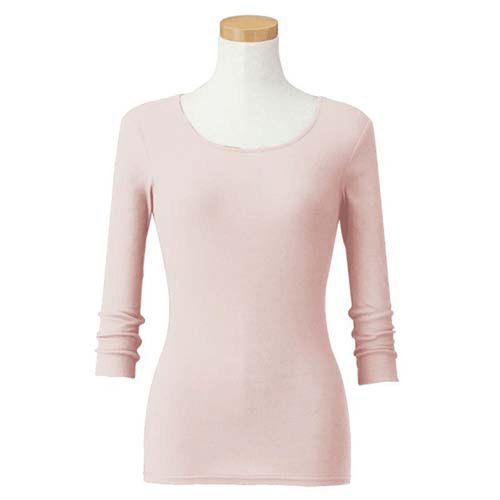 大黒屋
天使の綿シフォン ラウンドネック7分袖