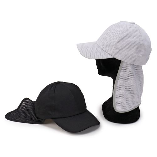 リード
メッシュたれ付きキャップ