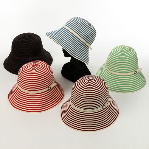 シゲマツ
バイカラーボーダーブレードハット