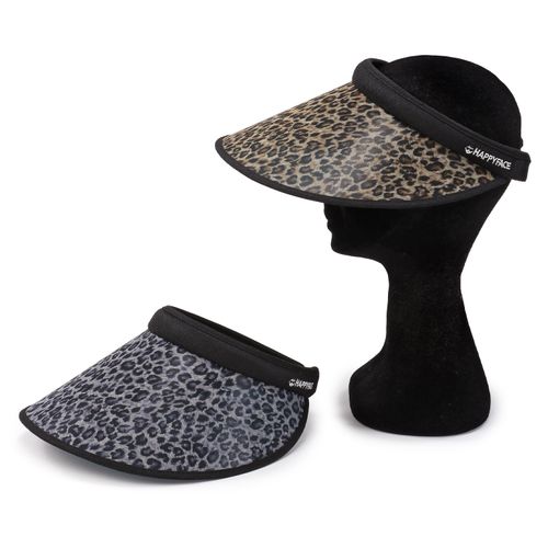 リード
HAPPY FACE ヒョウ柄クリップバイザー