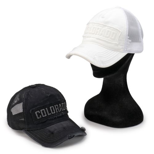 ヒデトレーディング
ダメージデニム加工キャップ