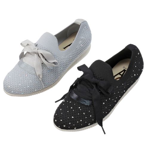 シェル
AC リボン紐付きニットシューズ 308