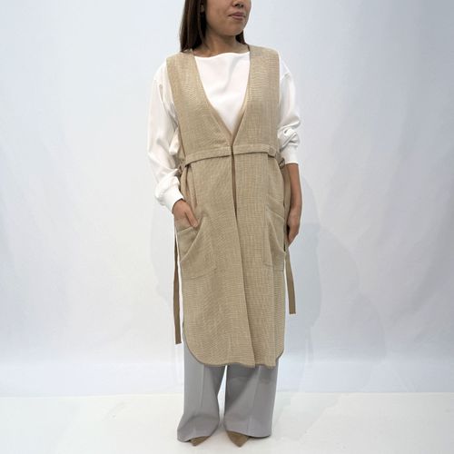 ハルズアミ
ハルズアミ オーガンジードッキングロングベスト