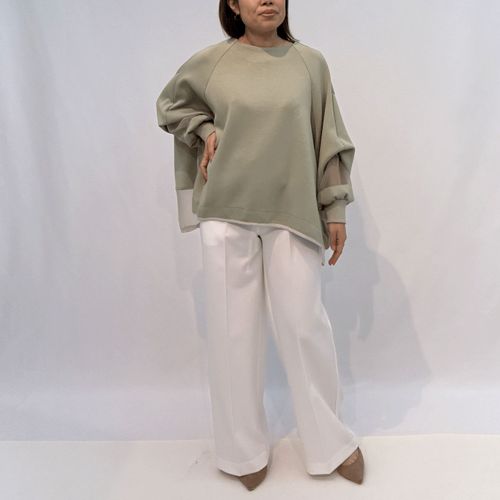 ハルズアミ
ハルズアミ シアースリーブフレアプルオーバー