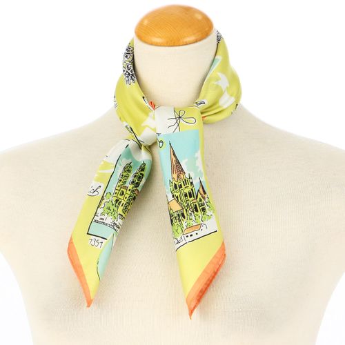 佳雅
横浜シルクスカーフ スイス 53×53