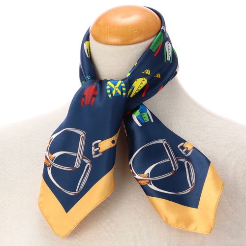 佳雅
イタリア製 ジョッキースカーフ 53×53cm