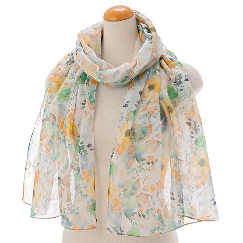 東京かんかん
インド製 花柄プリントコットンショール