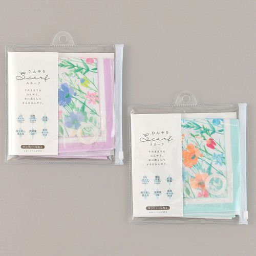ソレイユ
ひんやりスカーフ ボタニカル
