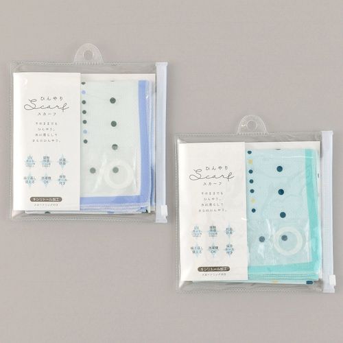 ソレイユ
ひんやりスカーフ ドット柄