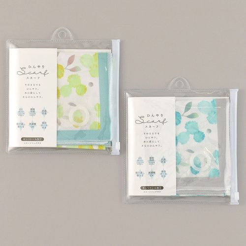 ソレイユ
ひんやりスカーフ 実とリーフ