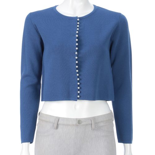 外与
パール釦使いカーディガン