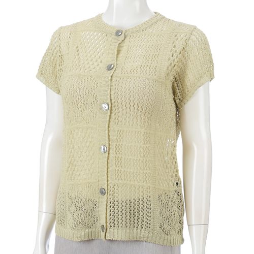 ライズ
透かし前開きベスト