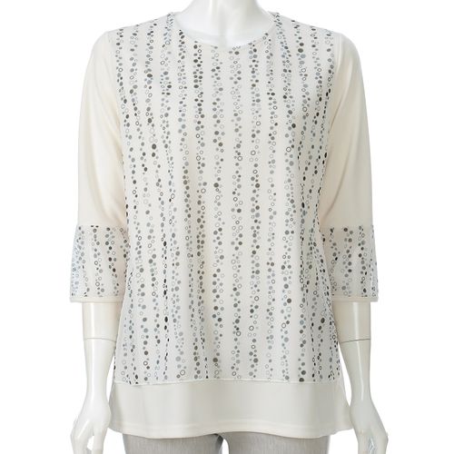 モンパリス
プリントチュニック水玉柄