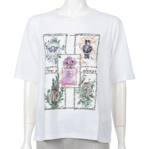 玉一商店
ハンドル刺繍入りプリントチュニック