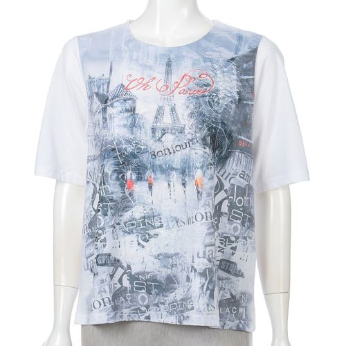 玉一商店
ハンドル刺繍入りプリントチュニック