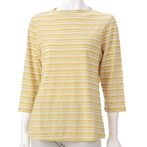 モードラサ
サッカーマルチボーダーボトルネックカットソー