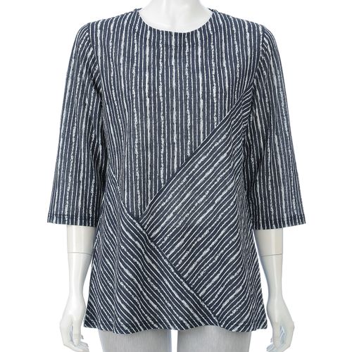 モンパリス
ストライプ切替チュニック