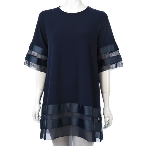 玉一商店
無地×メッシュ切替チュニック