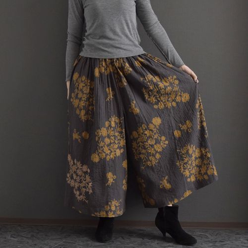 ケトレード
ケトレード シアサッカー花柄パンツスカート