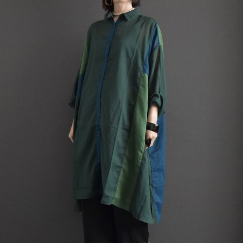 ケトレード
ケトレード サールーパッチワークシャツワンピース