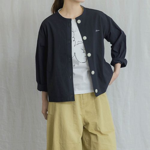 FRACS
VAMU ノーカラーシャツブルゾン
