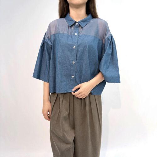 三澤
タックフレアスリーブショート丈シャツ