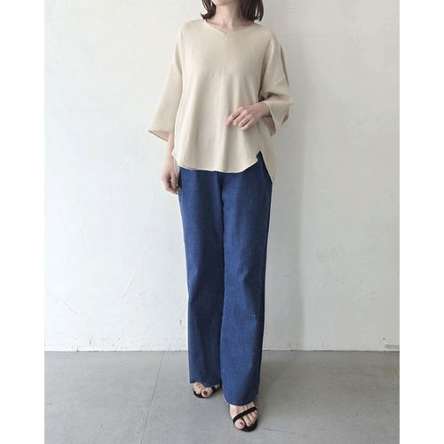 三澤
epidemique リネン混Vネックプルオーバー