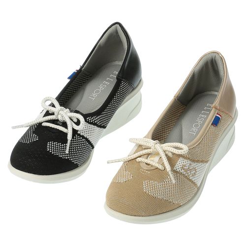 マドラス
ELLESPORT ニットレースアップシューズESP14709