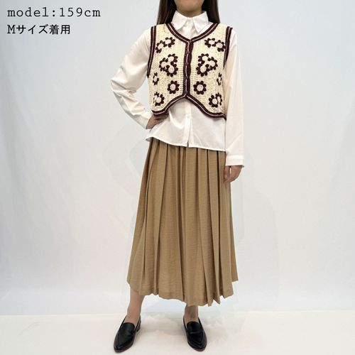 ジュップ
レーヨン麻スラブスカート