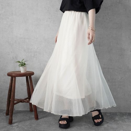 佐藤安商店
W HEART 大人チュールロングスカート
