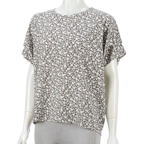 ザビ
花袖タックプルオーバー