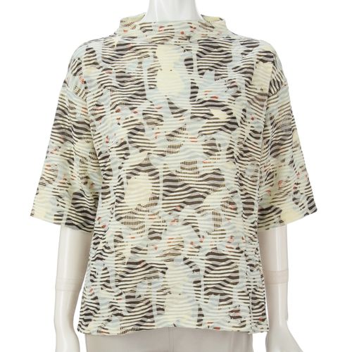 ザビ
プリントジャガードカットソー