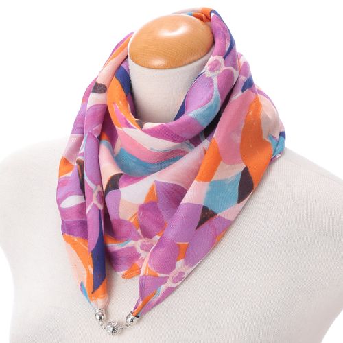 crois
マグネット付きスカーフ 幾何柄