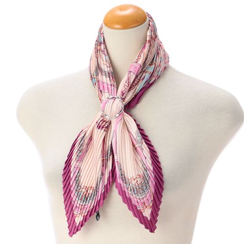 プレジール
スカーフリング付きプリーツスカーフ エスニック