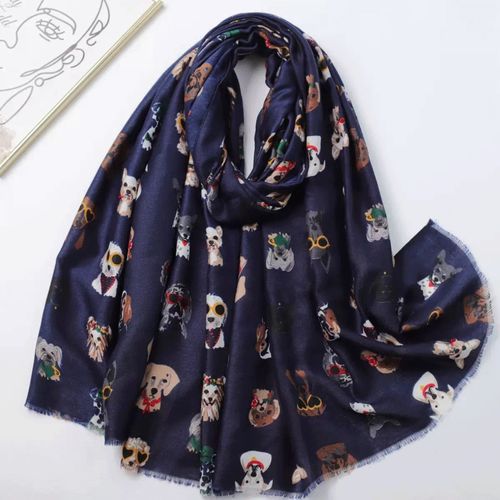 ジェノバ
犬柄大判ストール