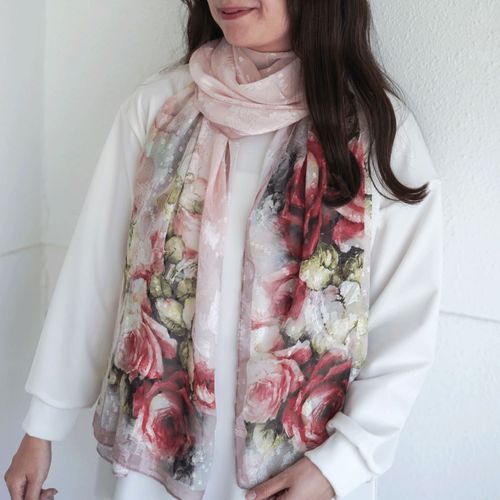 サード　コレクション
シルキータッチプリントストール